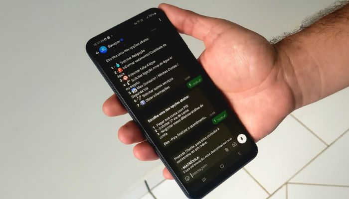 Foto: Sanepar Sanepar tem nova forma de pagamento diretamente pelo WhatsApp ou app do banco